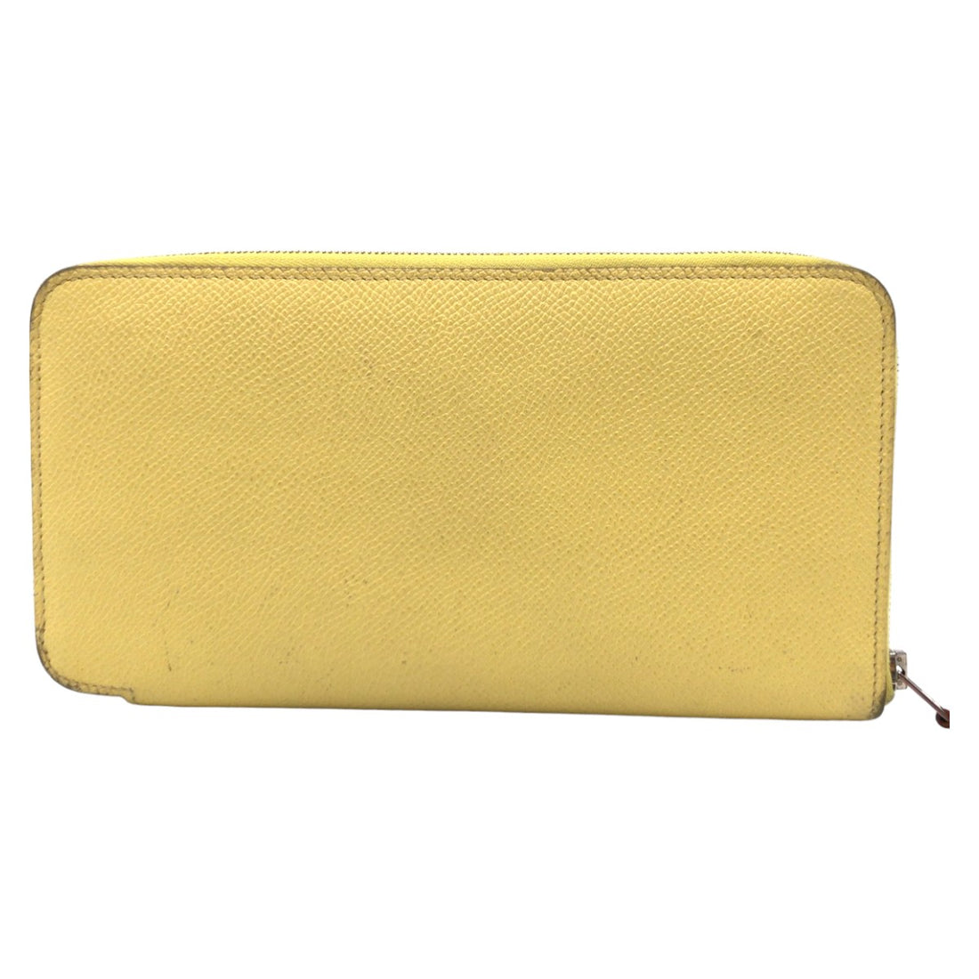 Hermes Azap Long Silk'in Yellow Wallet