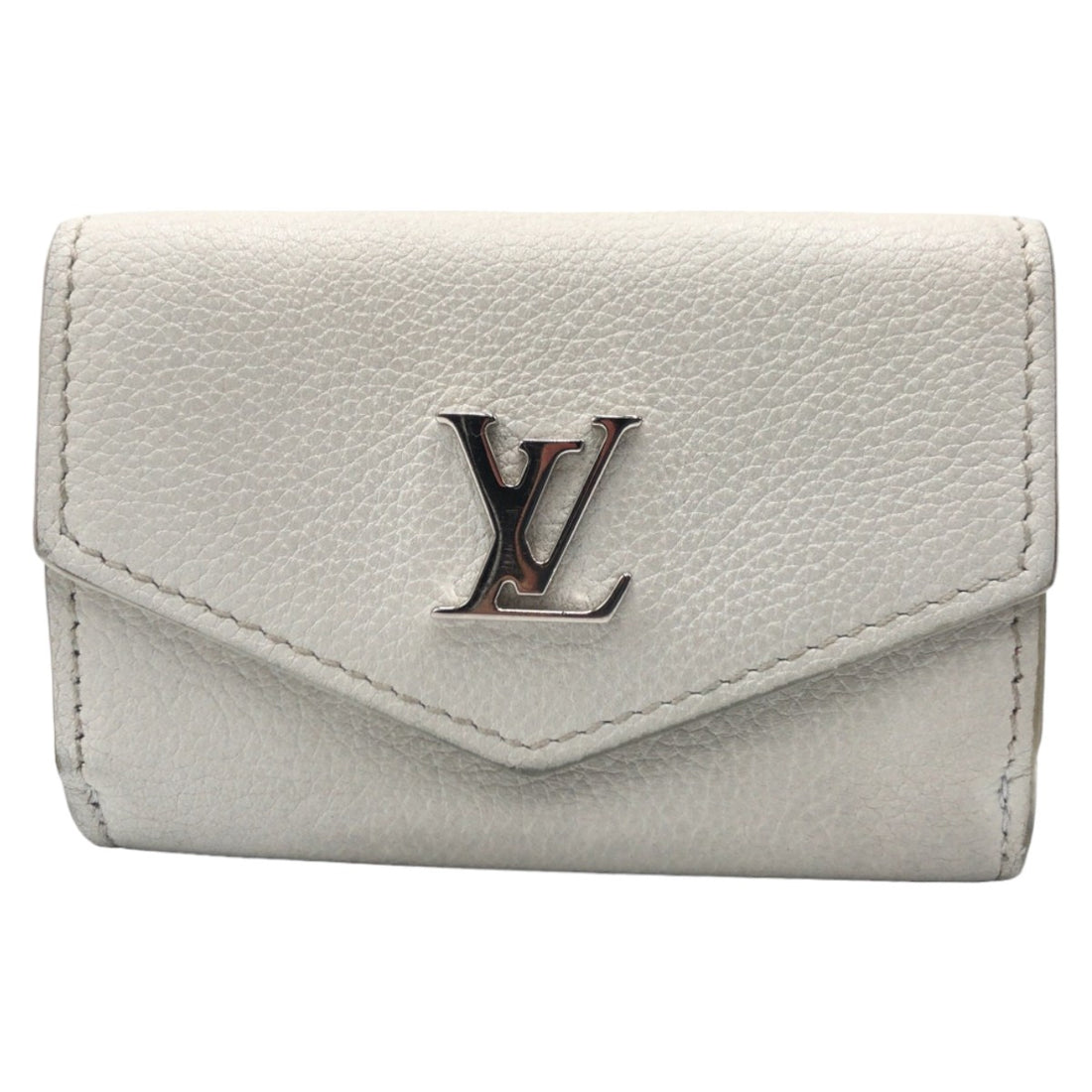 Louis Vuitton Leather Lockmini Wallet M68482