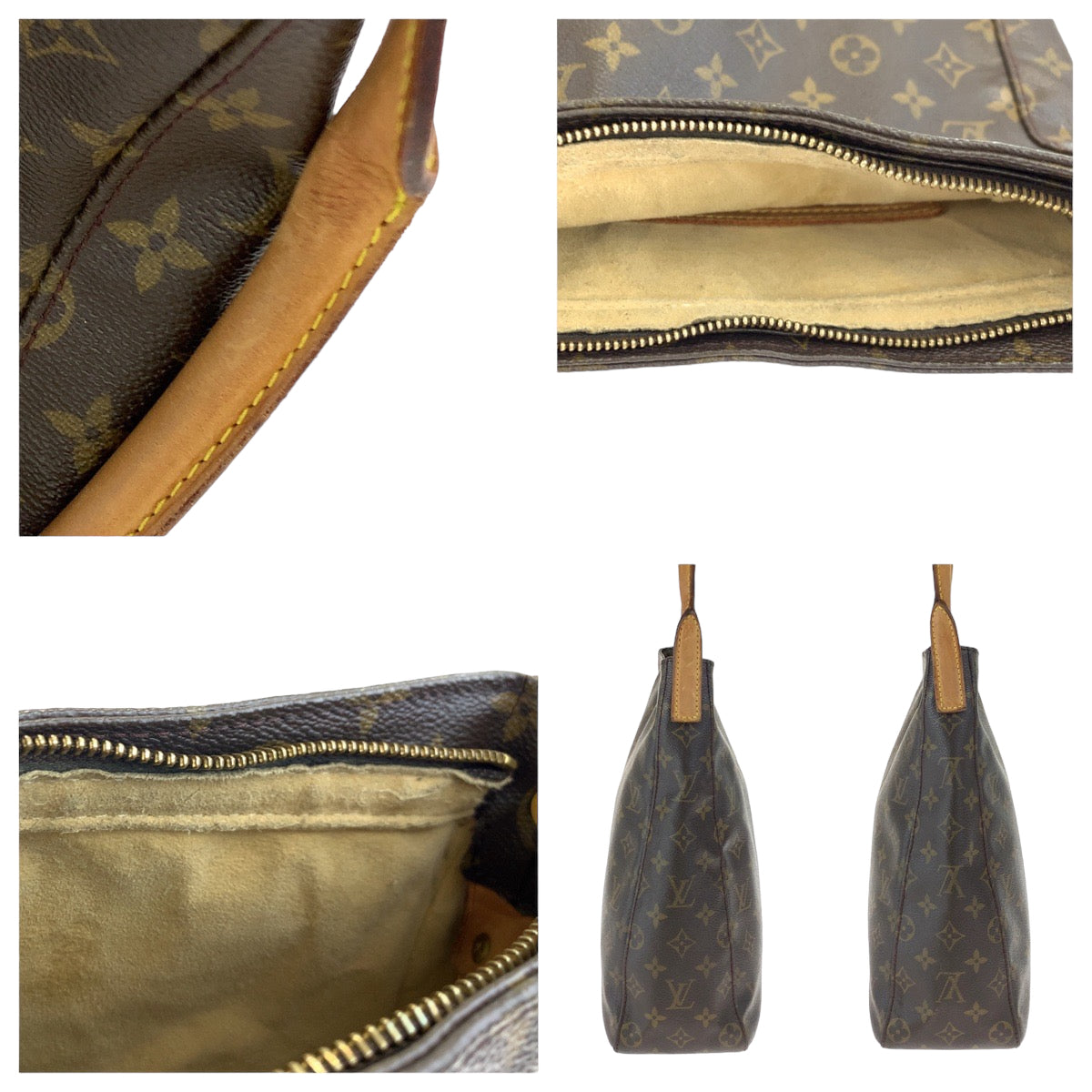 Louis Vuitton Monogram Looping GM Shoulder Bag M51145 in Very Good Condition