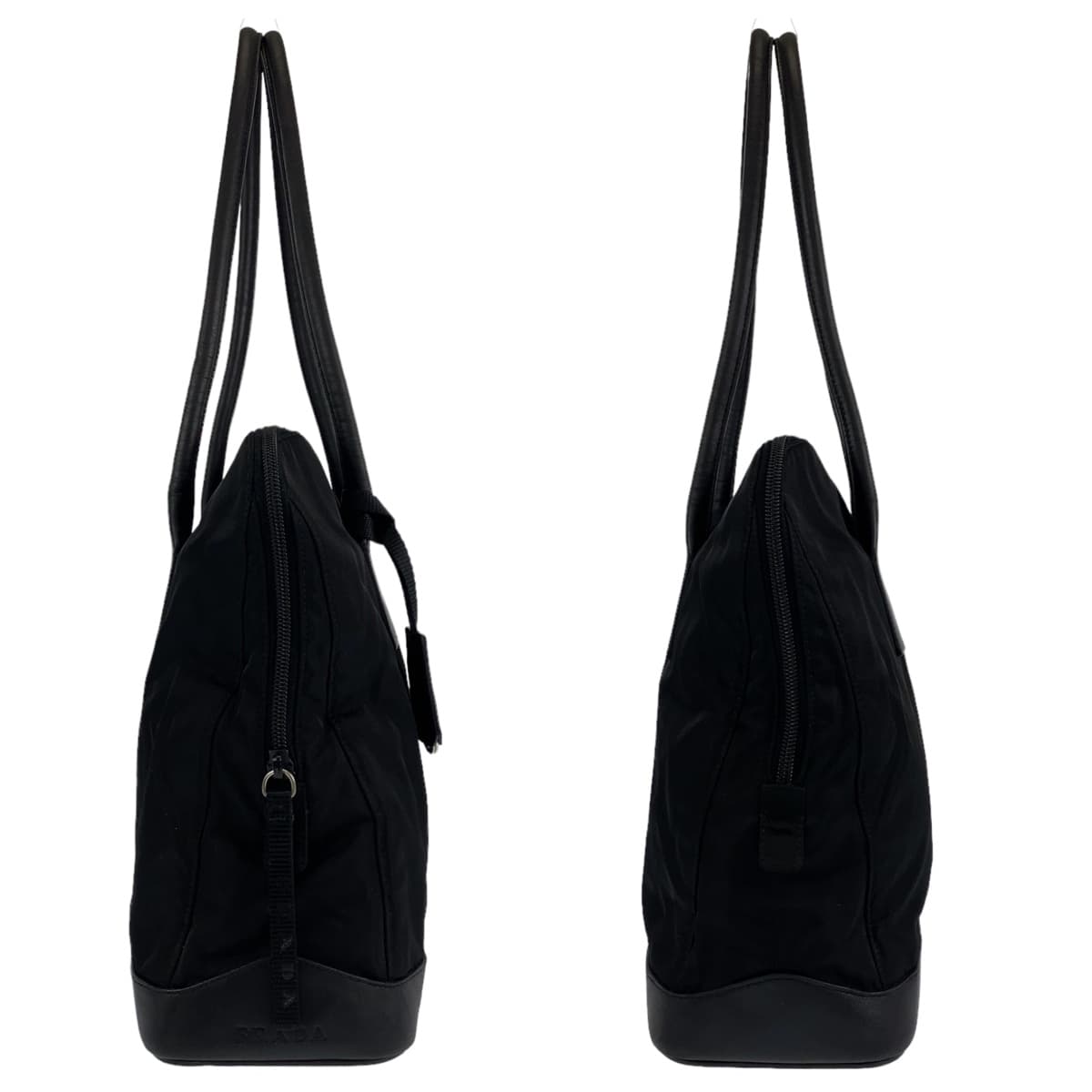 Prada Nylon/Leather Tessuto Logo Tote Bag