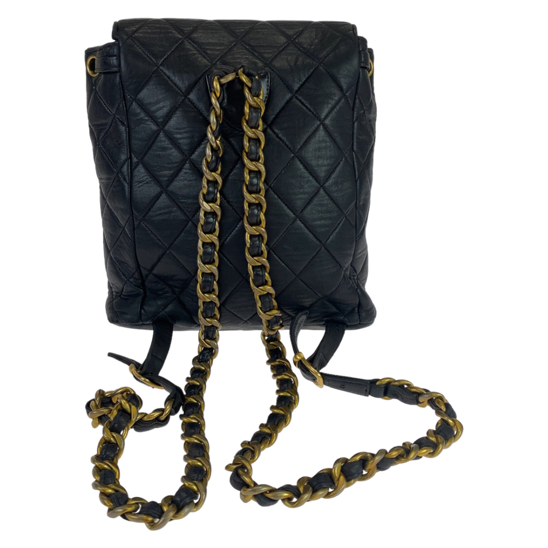 Chanel Lambskin Matelasse Double Coco Mark Backpack