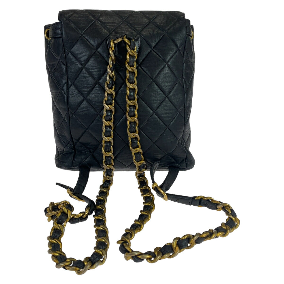 Chanel Lambskin Matelasse Double C Turn Lock Backpack