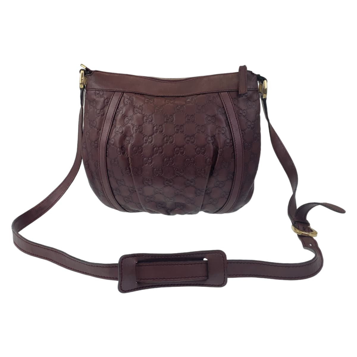 Gucci Leather Abbey Brown Shoulder Bag