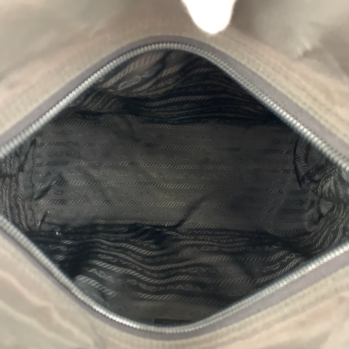 Prada Nylon Tessuto Logo Tote Bag