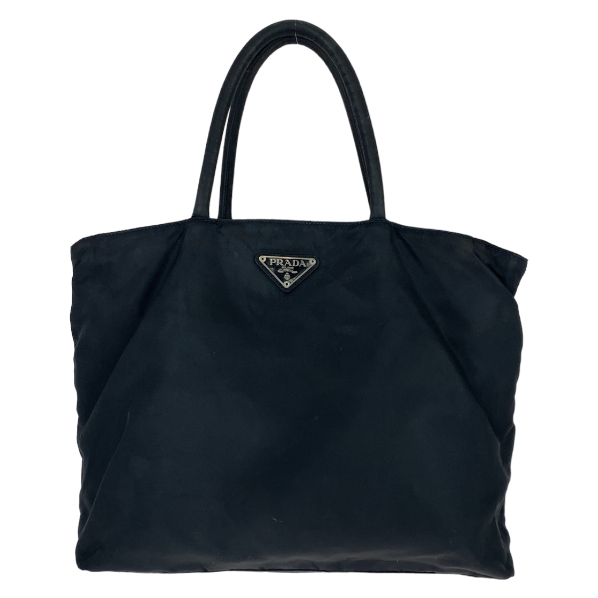 Prada Nylon Tessuto Logo Tote Bag