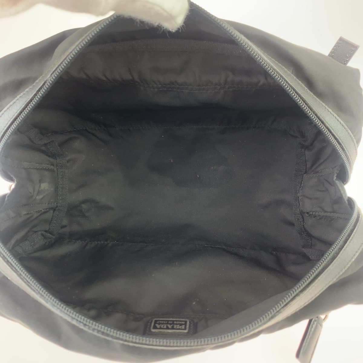 Prada Nylon Tessuto Logo Pouch