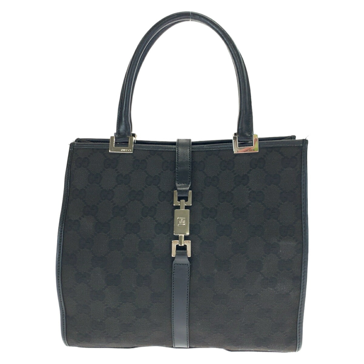 Gucci Jackie GG Canvas Tote Bag Black