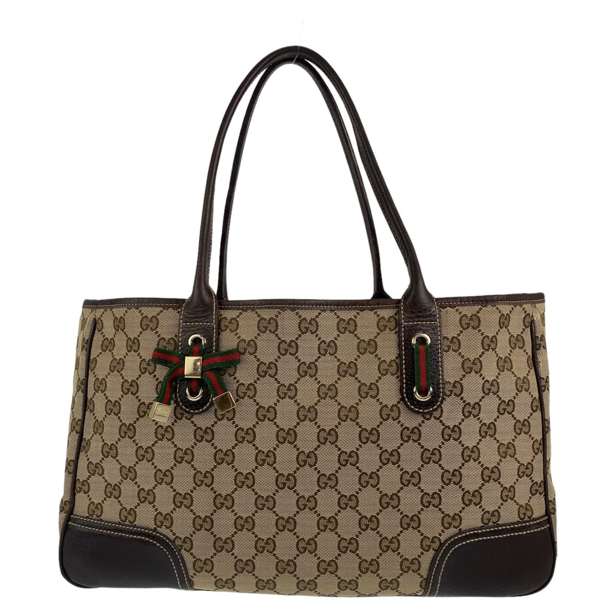 Gucci Princy Sherry GG Canvas Leather Tote