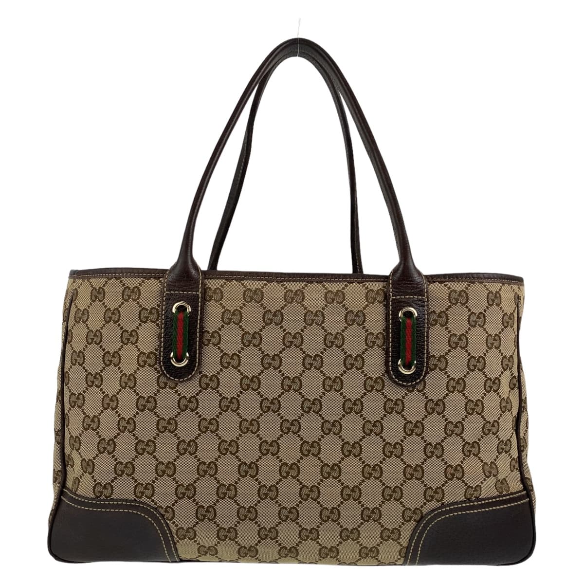 Gucci Princy Sherry GG Canvas Leather Tote