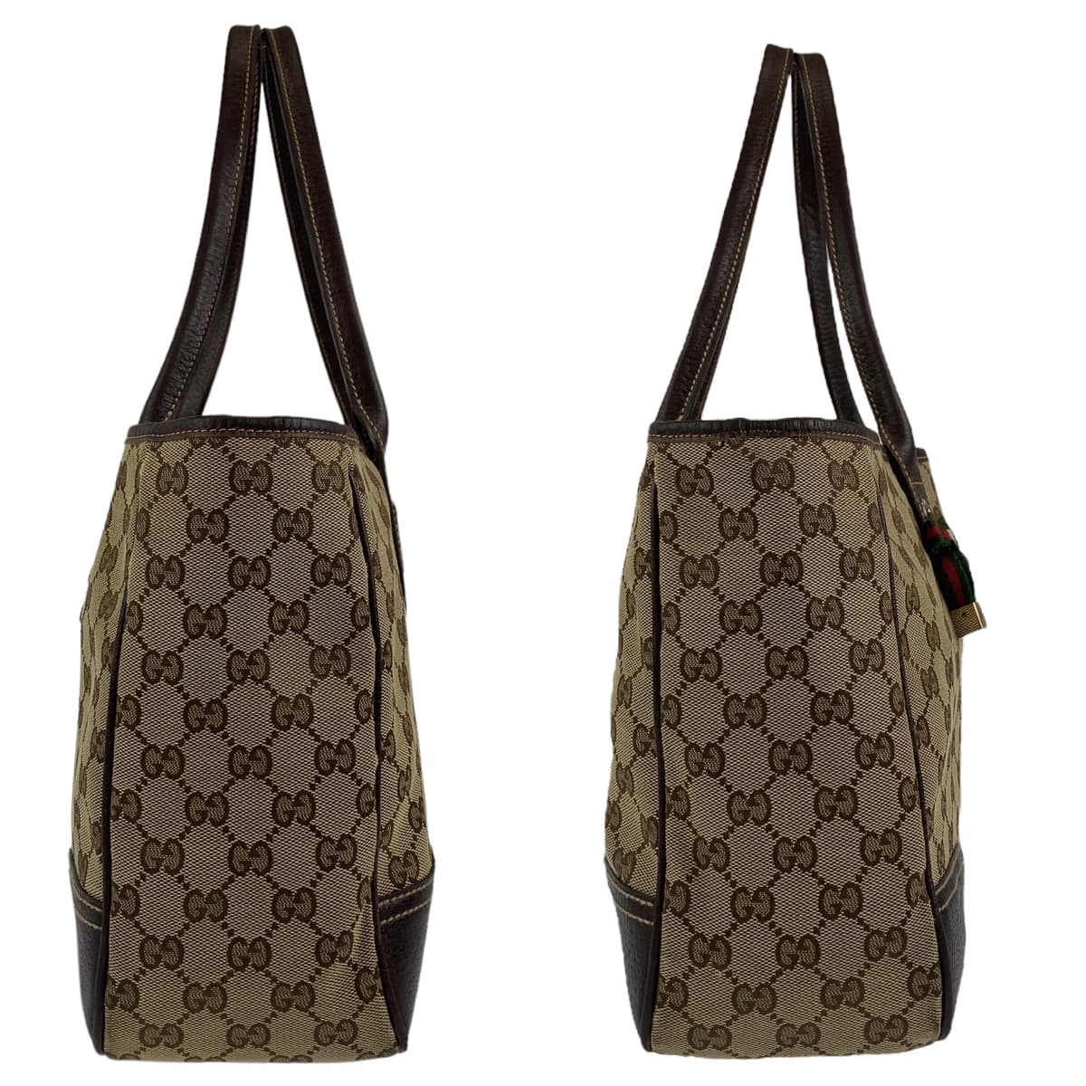 Gucci Princy Sherry GG Canvas Leather Tote