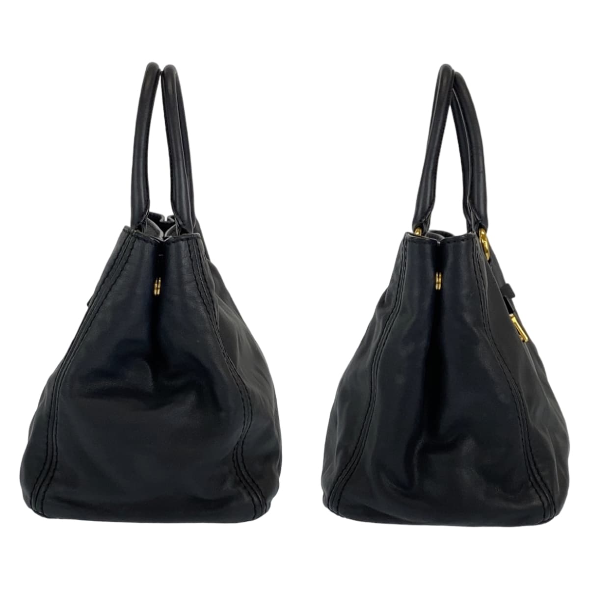 Prada Black Leather Tote Bag in Very Good Condition