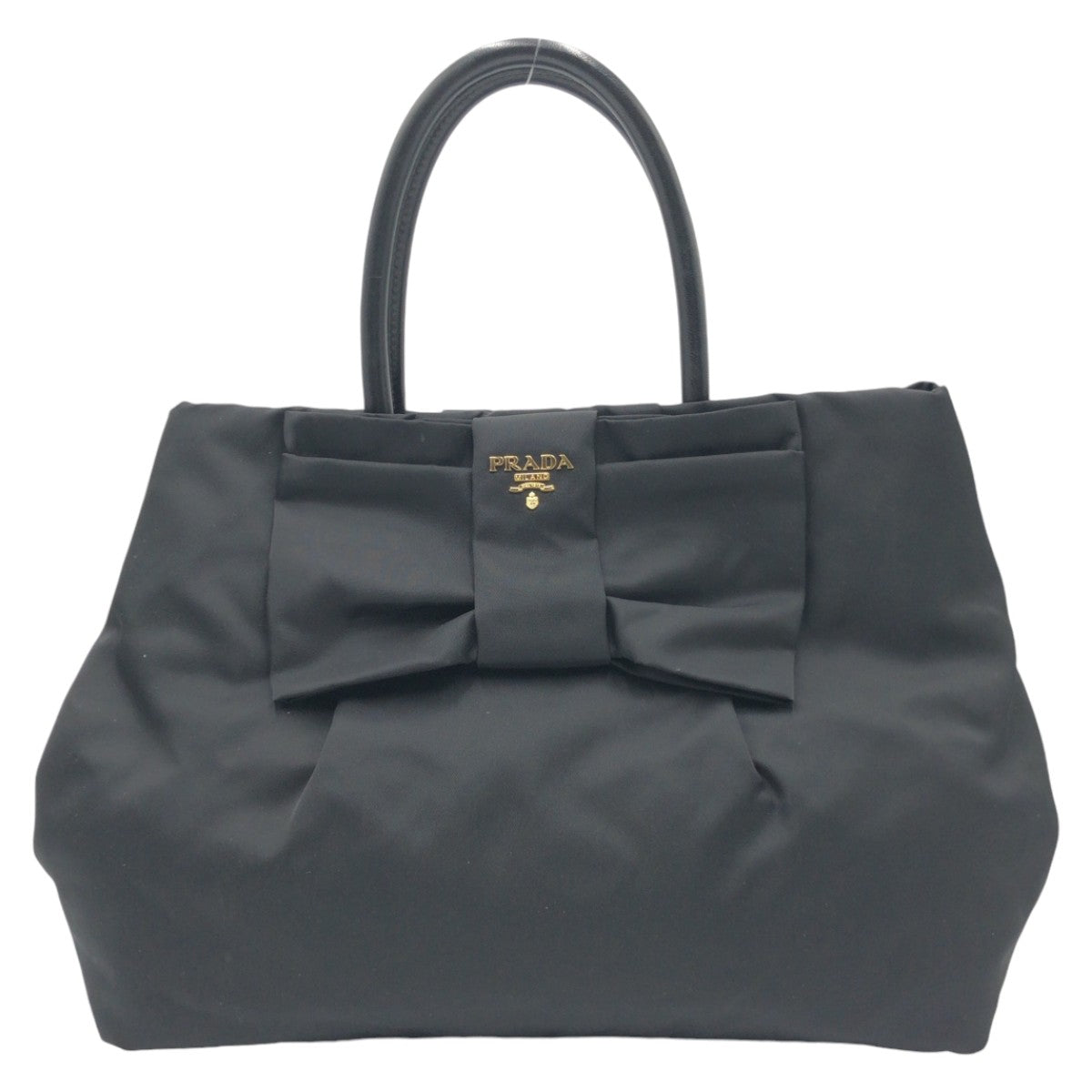 Prada Nylon Tessuto Triangle Logo Tote Bag