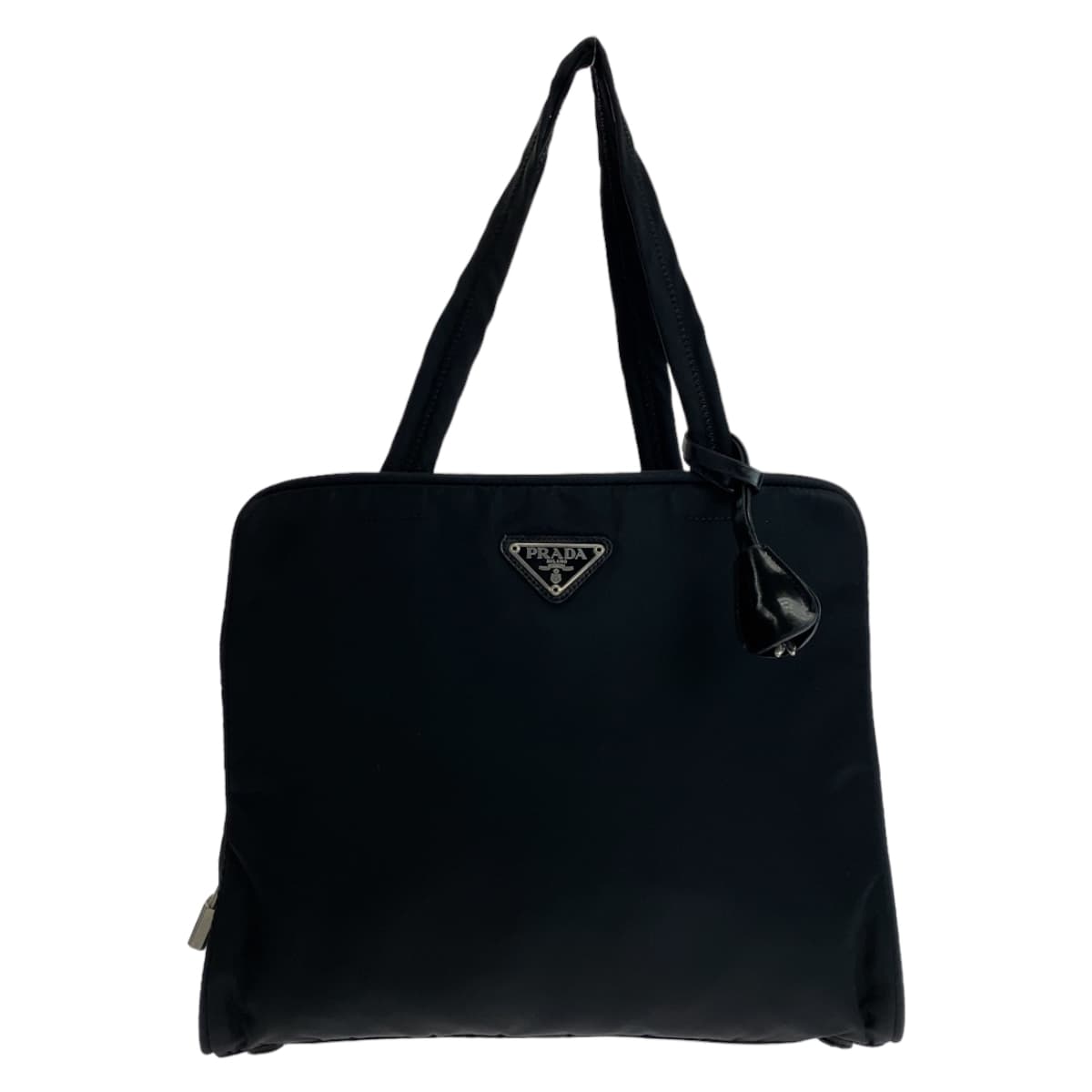 Prada Nylon Tessuto Triangle Logo Tote Bag in Very Good Condition