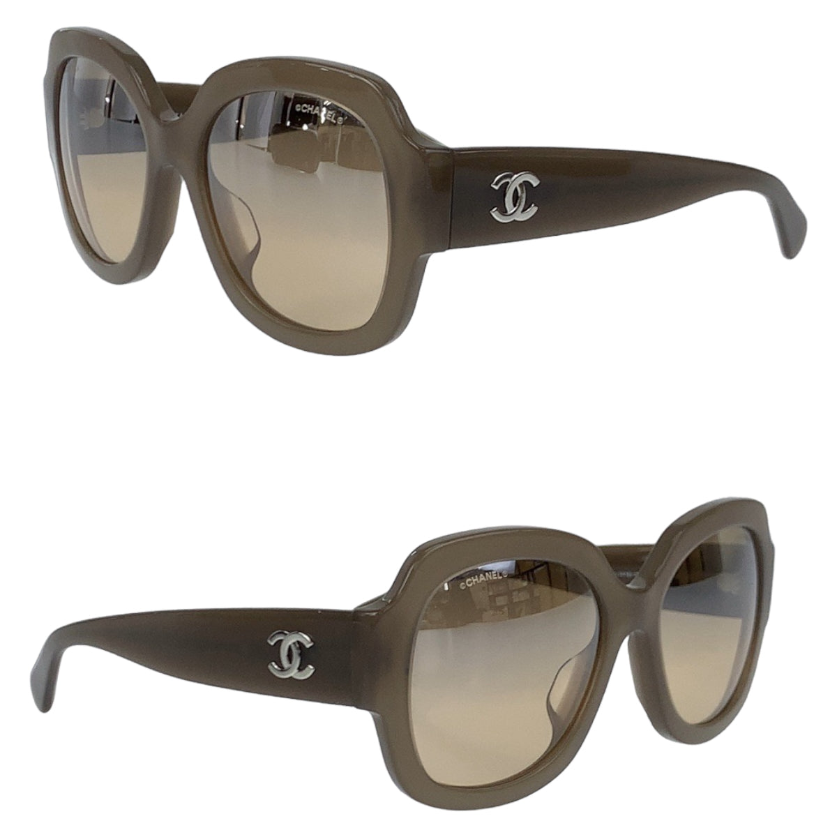 Chanel Coco Mark Plastic Sunglasses 5373-A