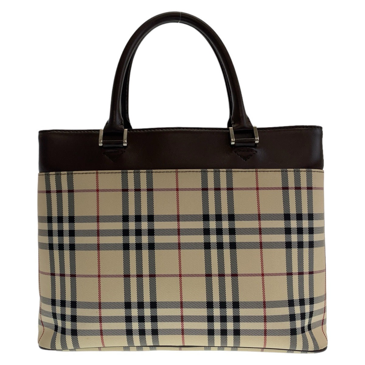 Burberry Nova Check Canvas/Leather Tote Bag in Very Good Condition