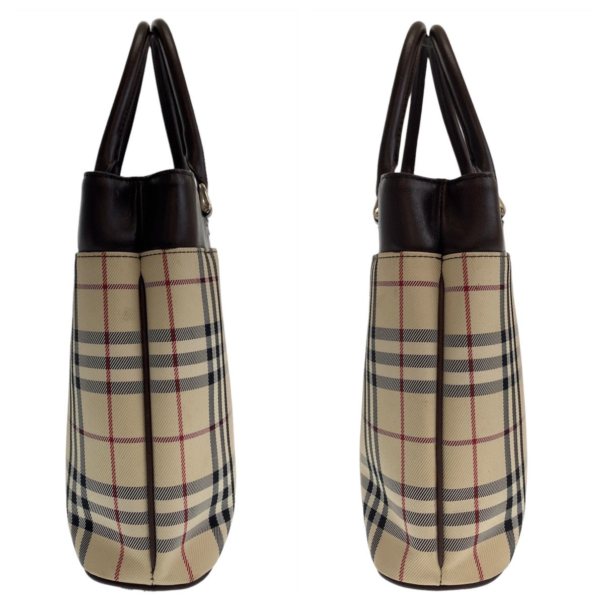 Burberry Nova Check Canvas/Leather Tote Bag in Very Good Condition