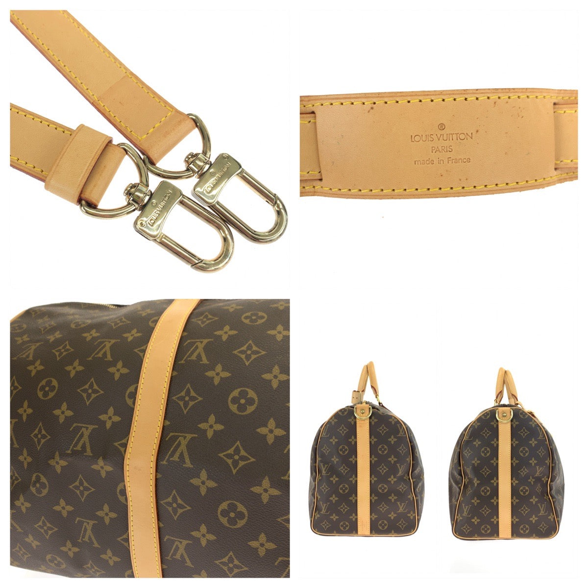 Louis Vuitton Monogram Keepall 50 Bandouliere M41416 in Great Condition