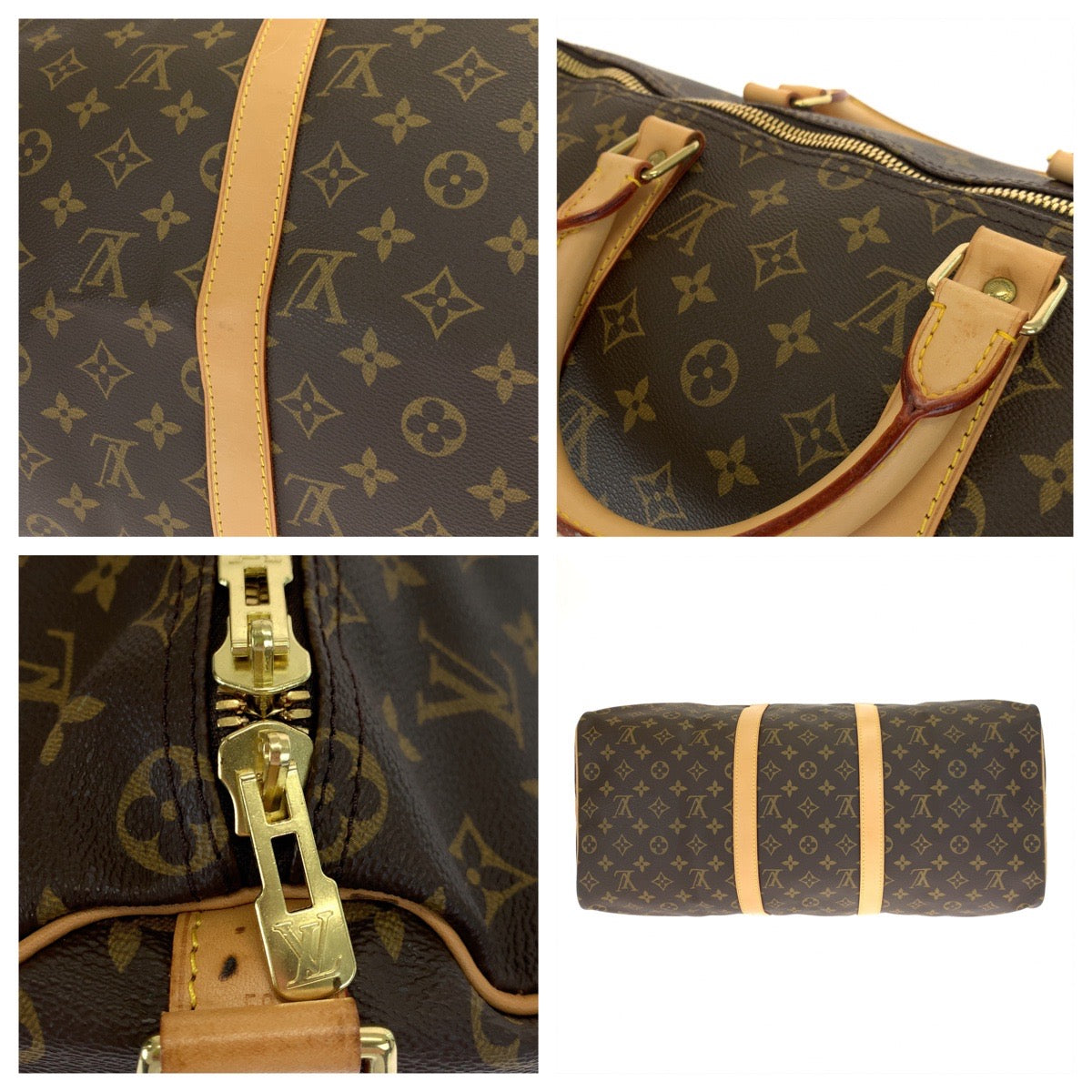 Louis Vuitton Monogram Keepall 50 Bandouliere M41416 in Great Condition