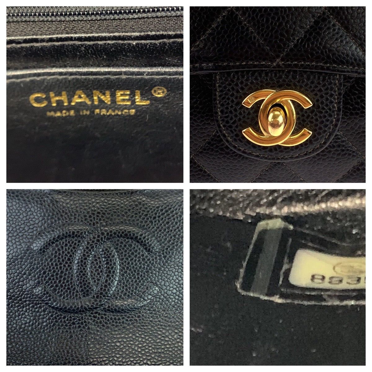 Chanel Caviar Skin Mini Matelasse Single Flap Crossbody Bag in Great Condition