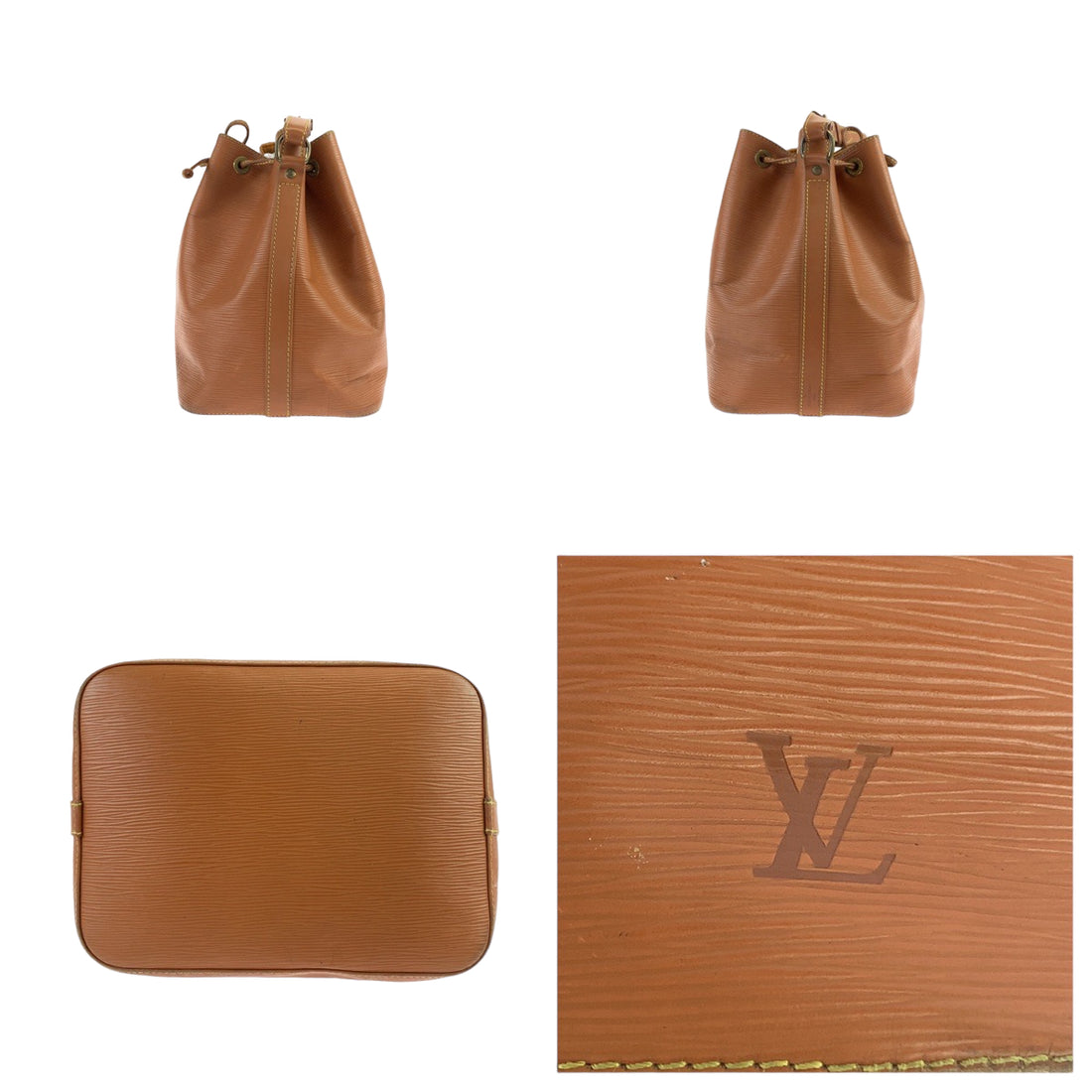 Louis Vuitton Epi Petit Noe Leather Shoulder Bag