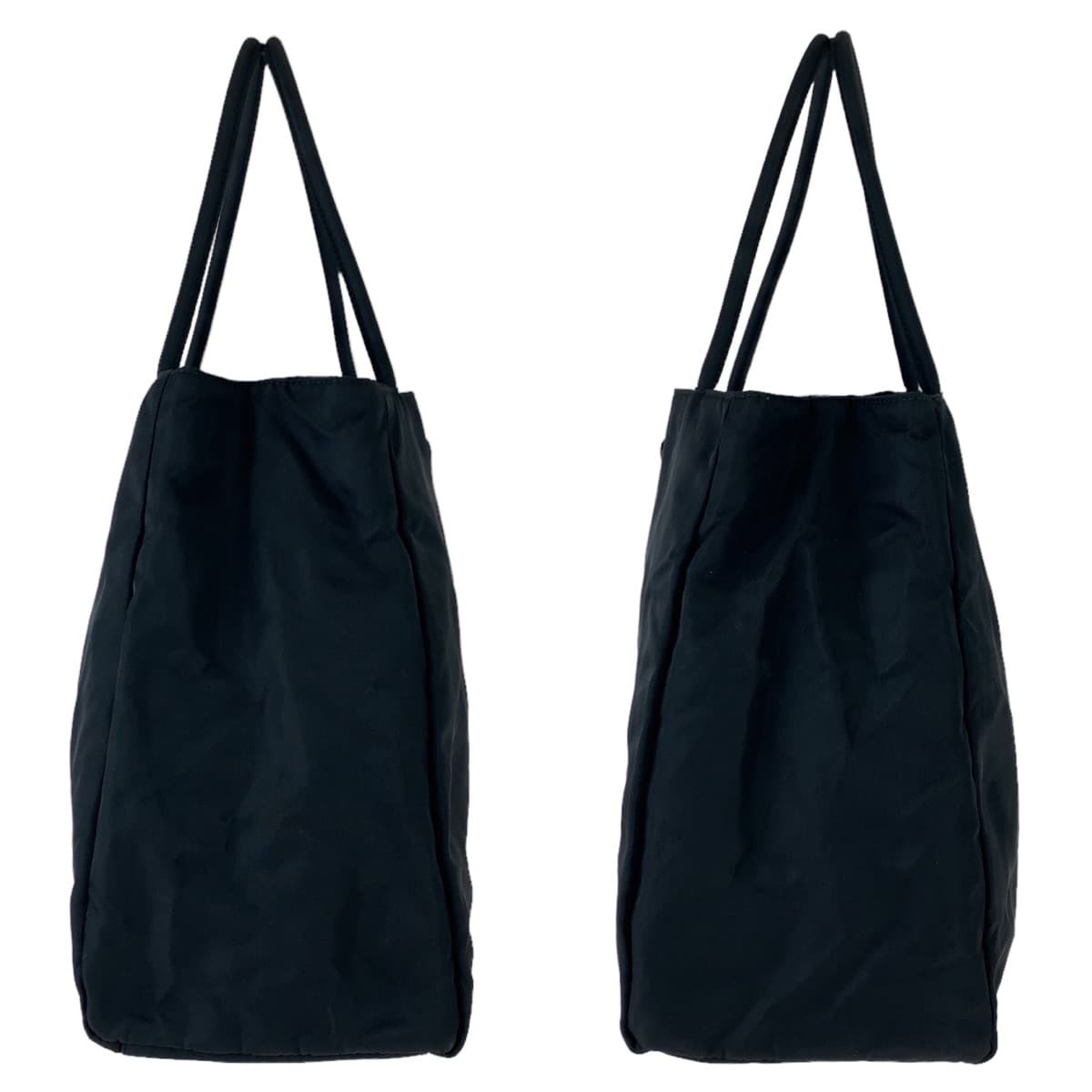 Prada Nylon Tessuto Triangle Logo Tote Bag