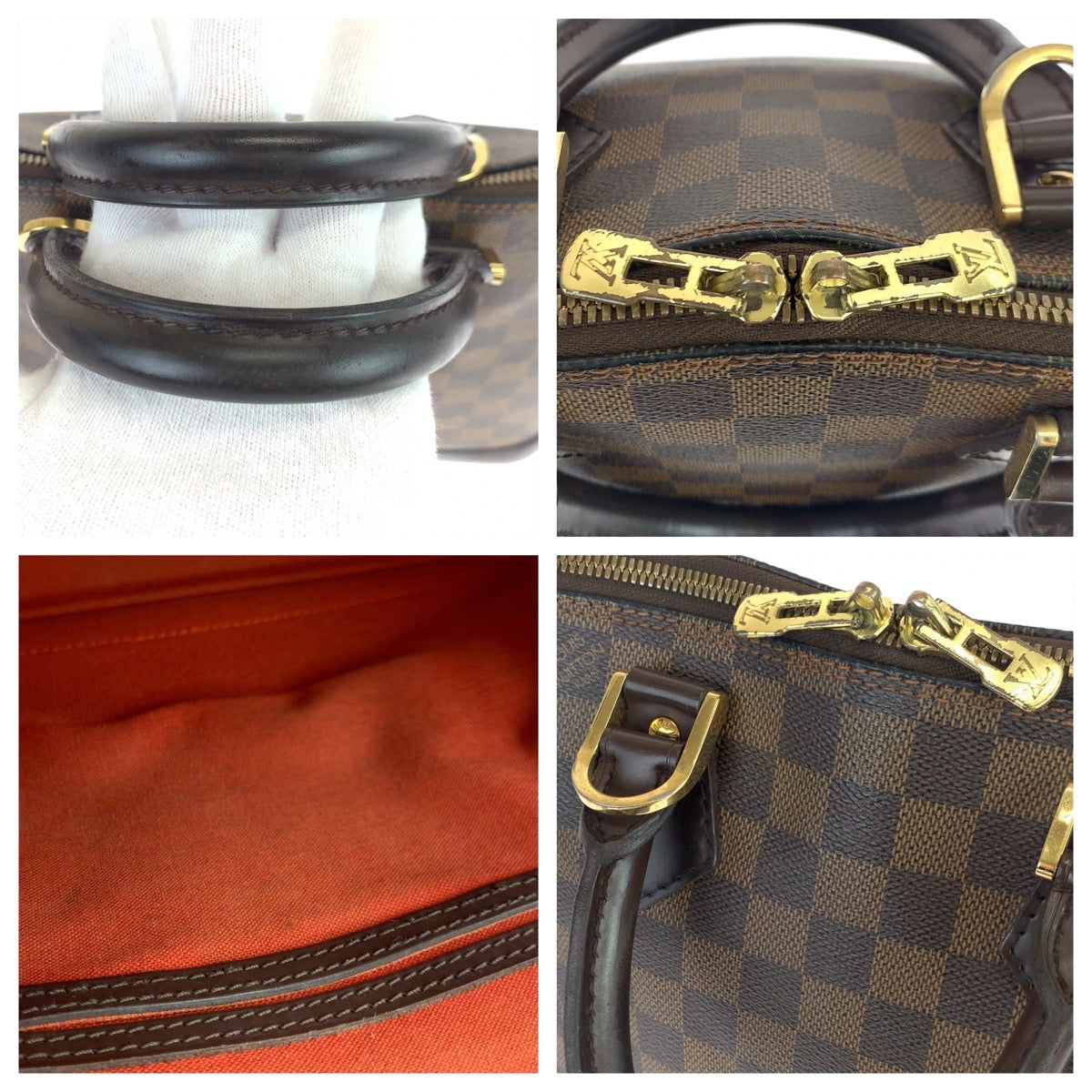 Louis Vuitton Damier Alma Tote Bag N51131 in Very Good Condition