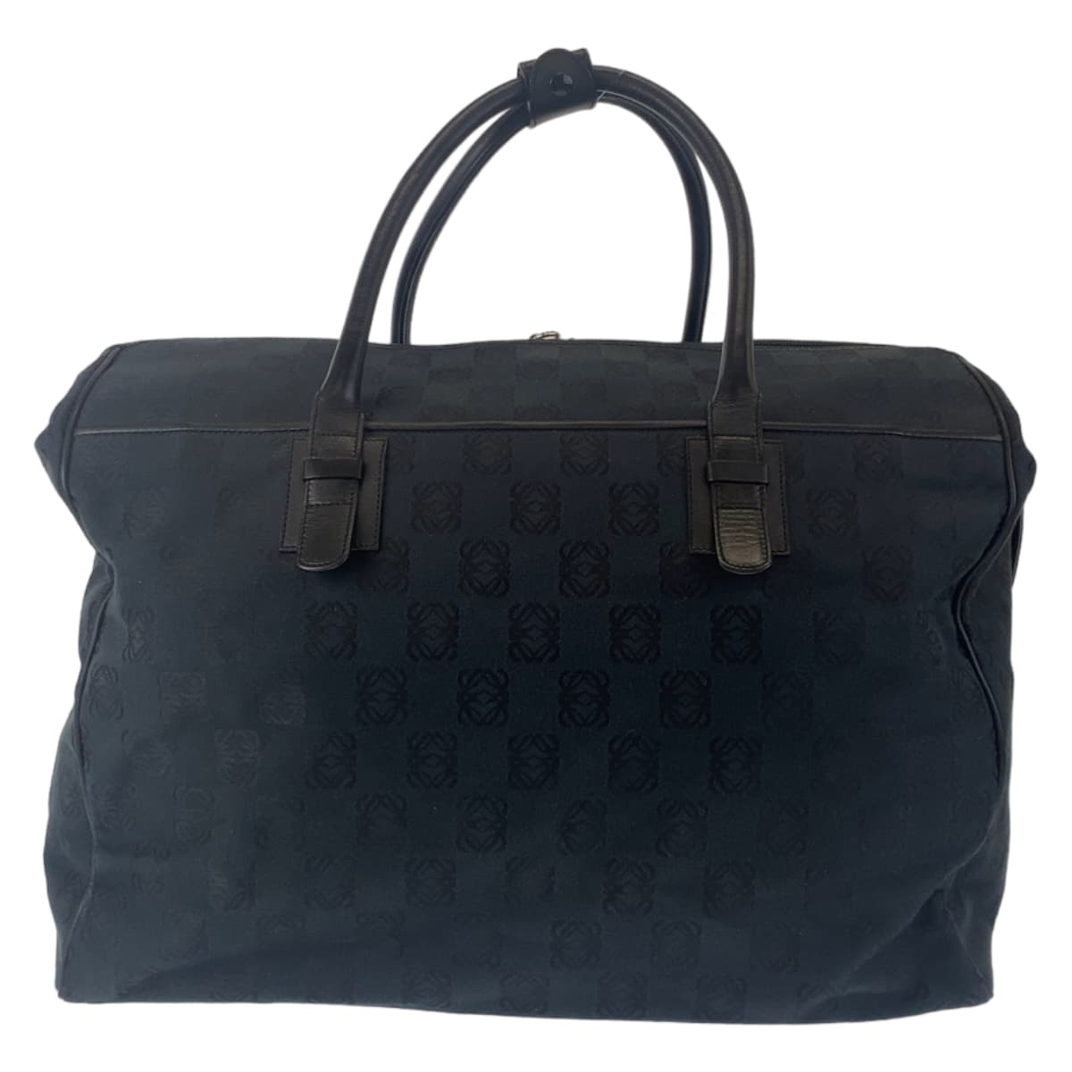 Loewe Anagram Canvas Boston Bag