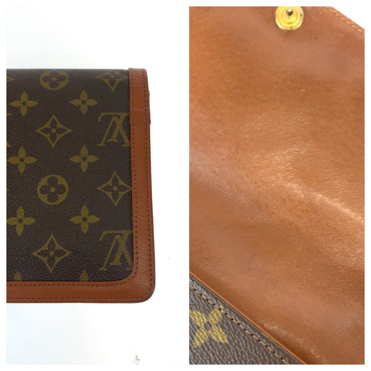 Louis Vuitton Monogram Pochette GM Clutch M51810