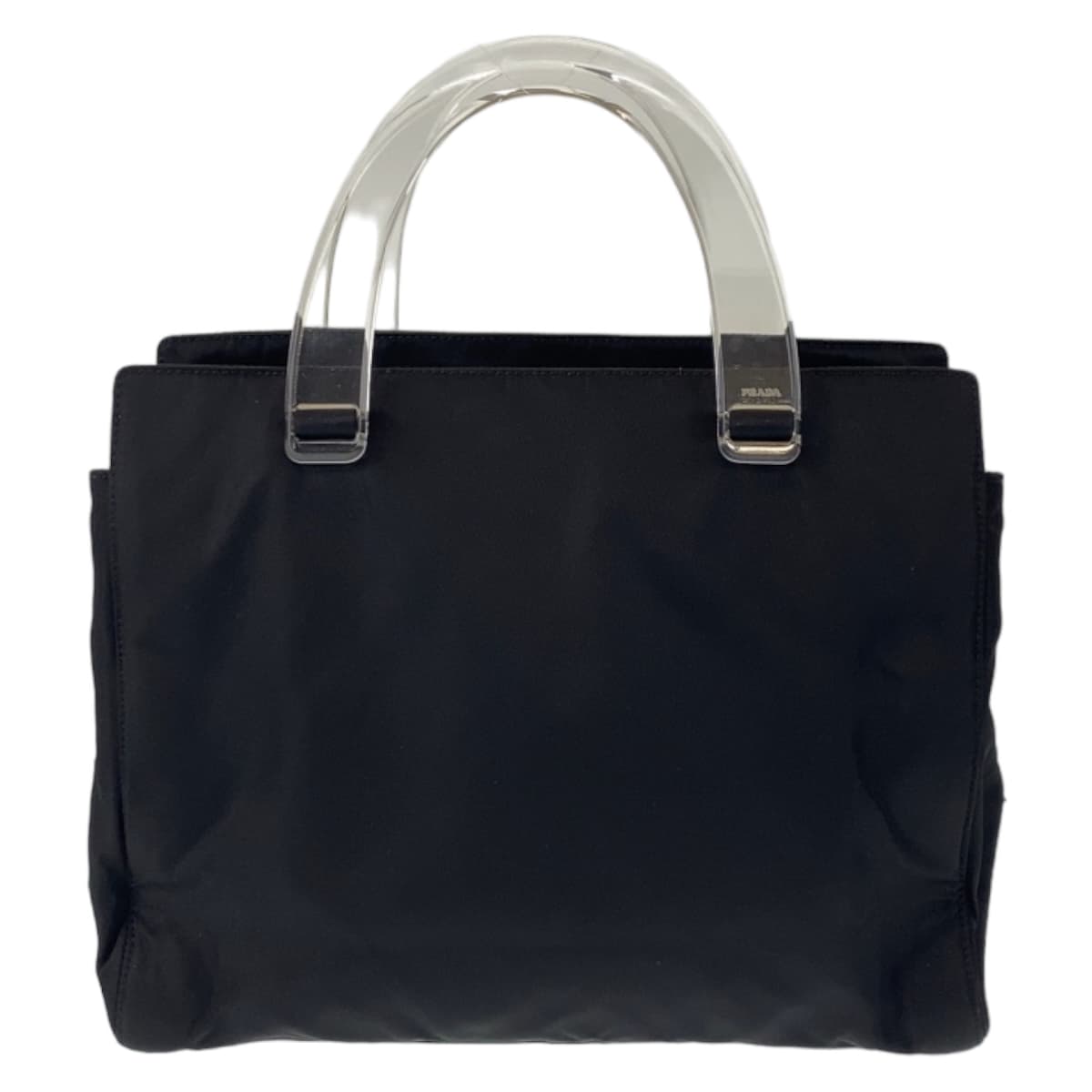 Prada Tessuto Nylon Tote Bag Black in Very Good Condition