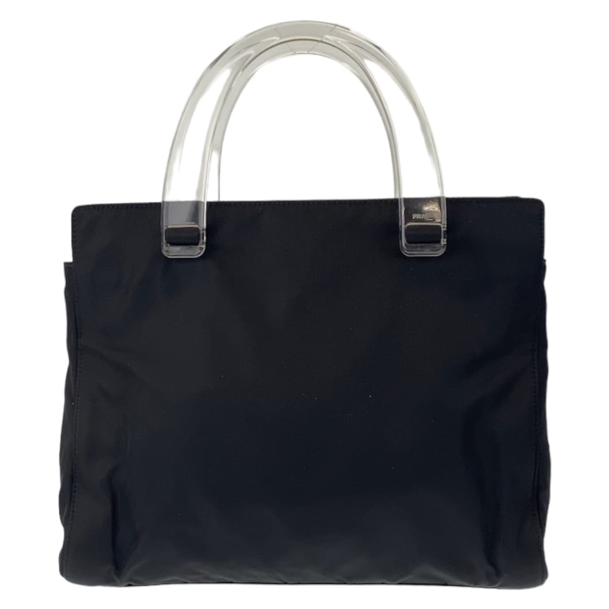 Prada Tessuto Nylon Tote Bag Black in Very Good Condition