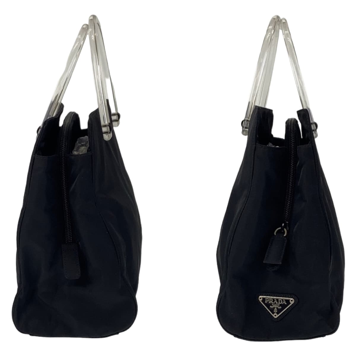 Prada Tessuto Nylon Tote Bag Black in Very Good Condition