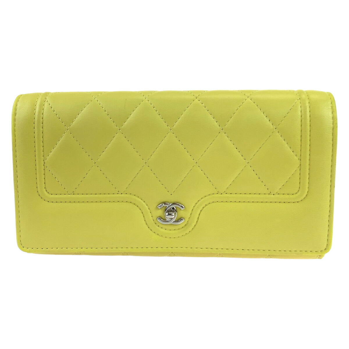 Chanel Matelasse Lambskin Long Wallet