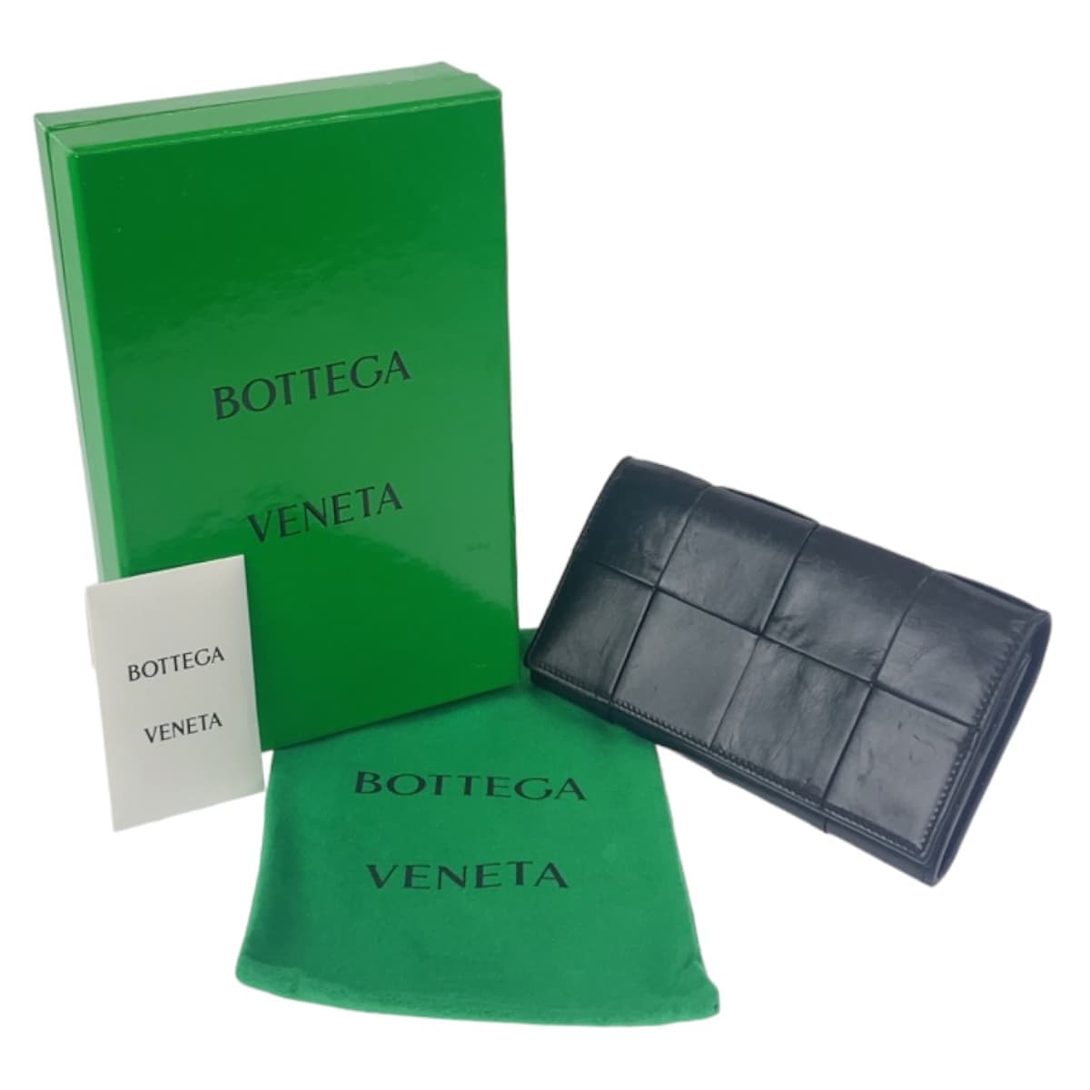 Bottega Veneta Leather Maxi Intrecciato Long Wallet