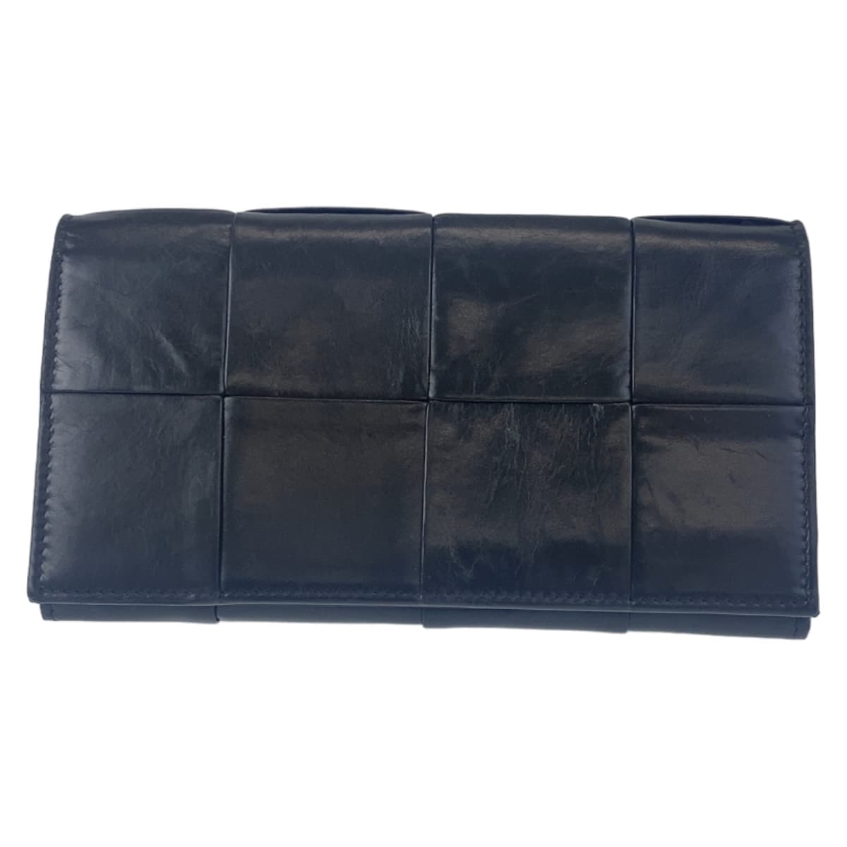 Bottega Veneta Leather Maxi Intrecciato Long Wallet