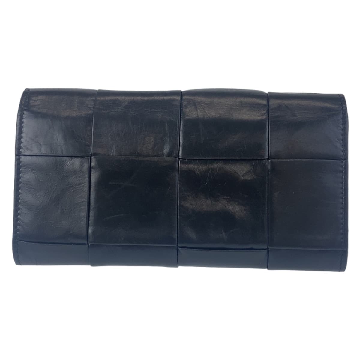 Bottega Veneta Leather Maxi Intrecciato Long Wallet