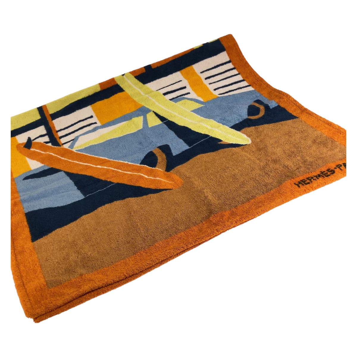 Hermes Cotton Apres La Vague Beach Towel