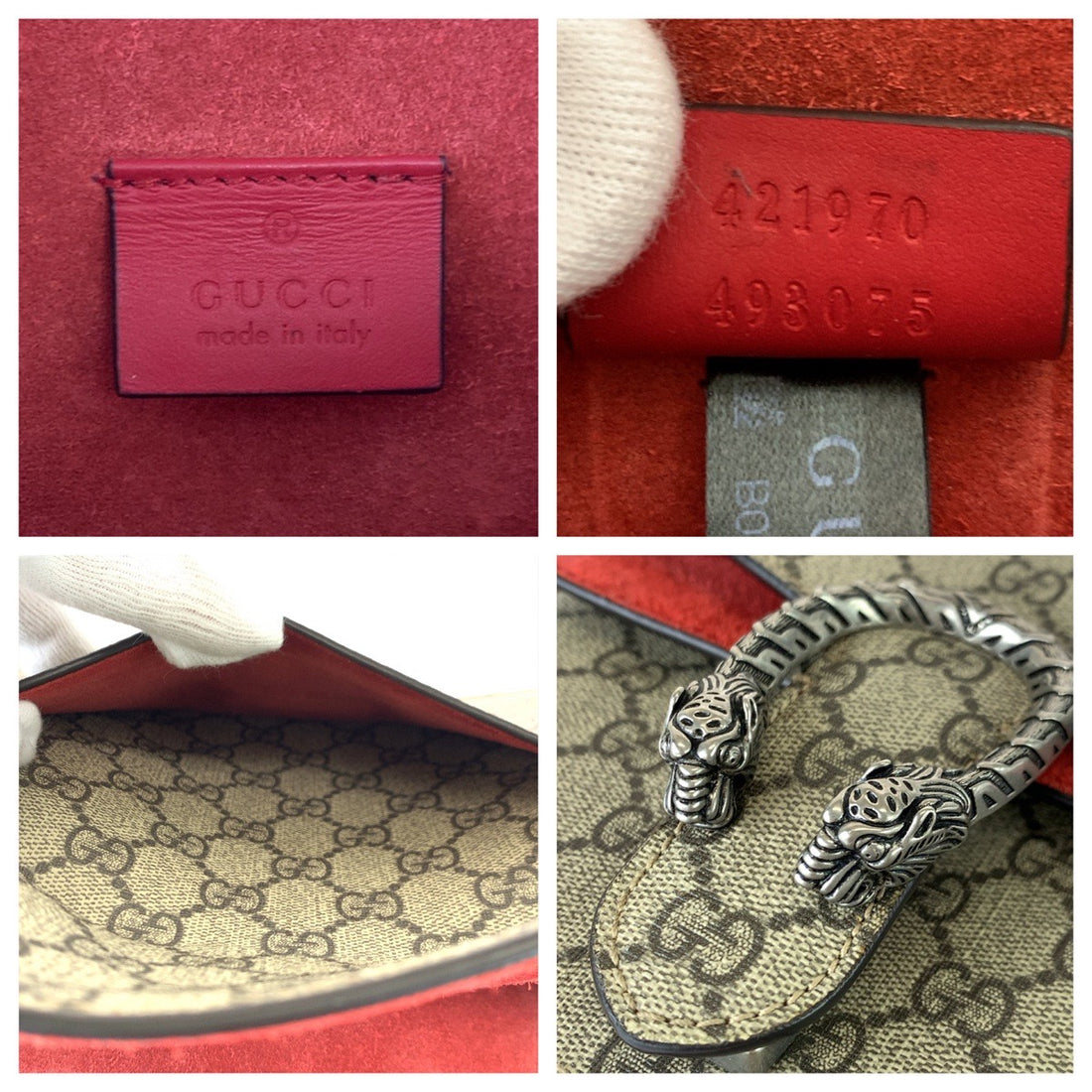 Gucci Dionysus GG Supreme Canvas Shoulder Bag