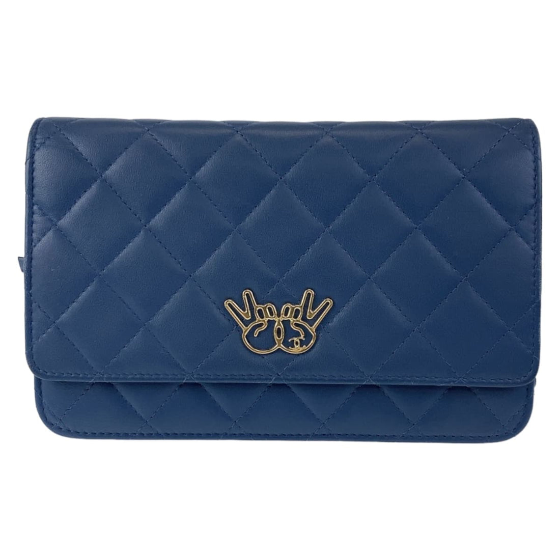 Chanel Lambskin Matelasse Double Piece Wallet