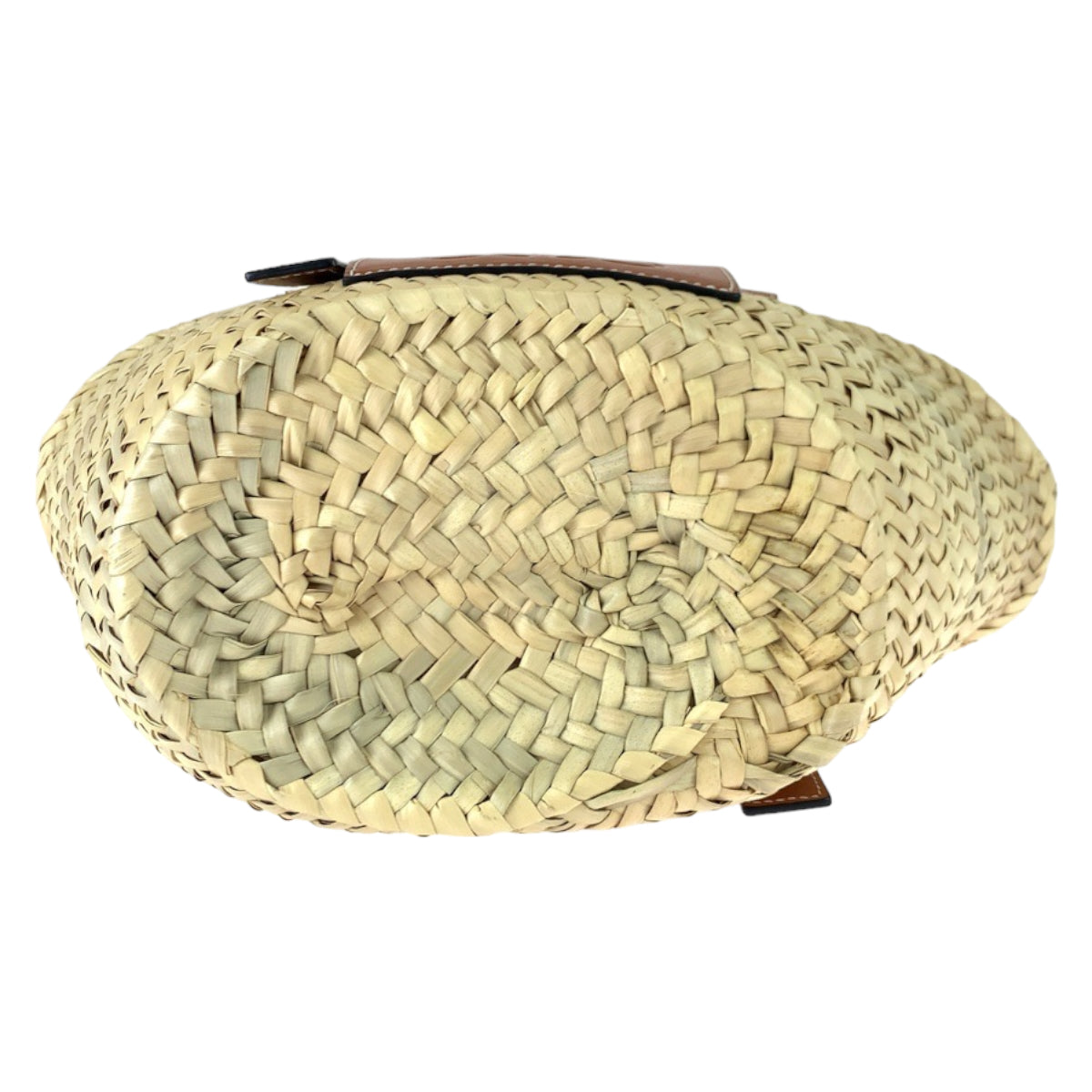 Loewe Anagram Raffia Leather Basket Bag