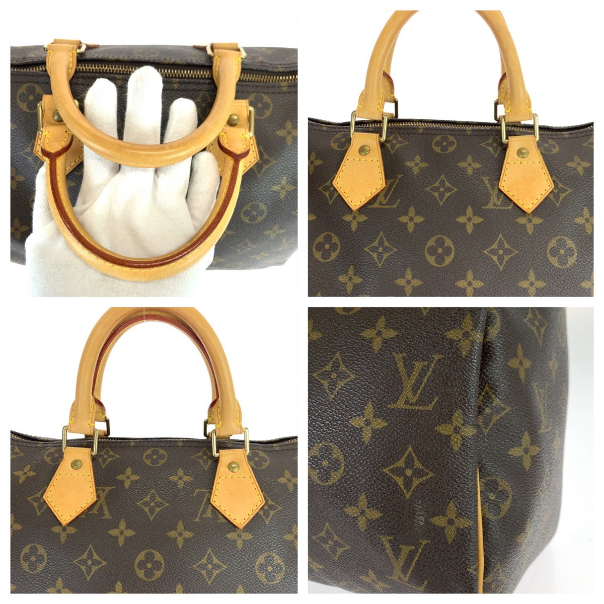 Louis Vuitton Monogram Speedy 30 Handbag M41526 in Very Good Condition