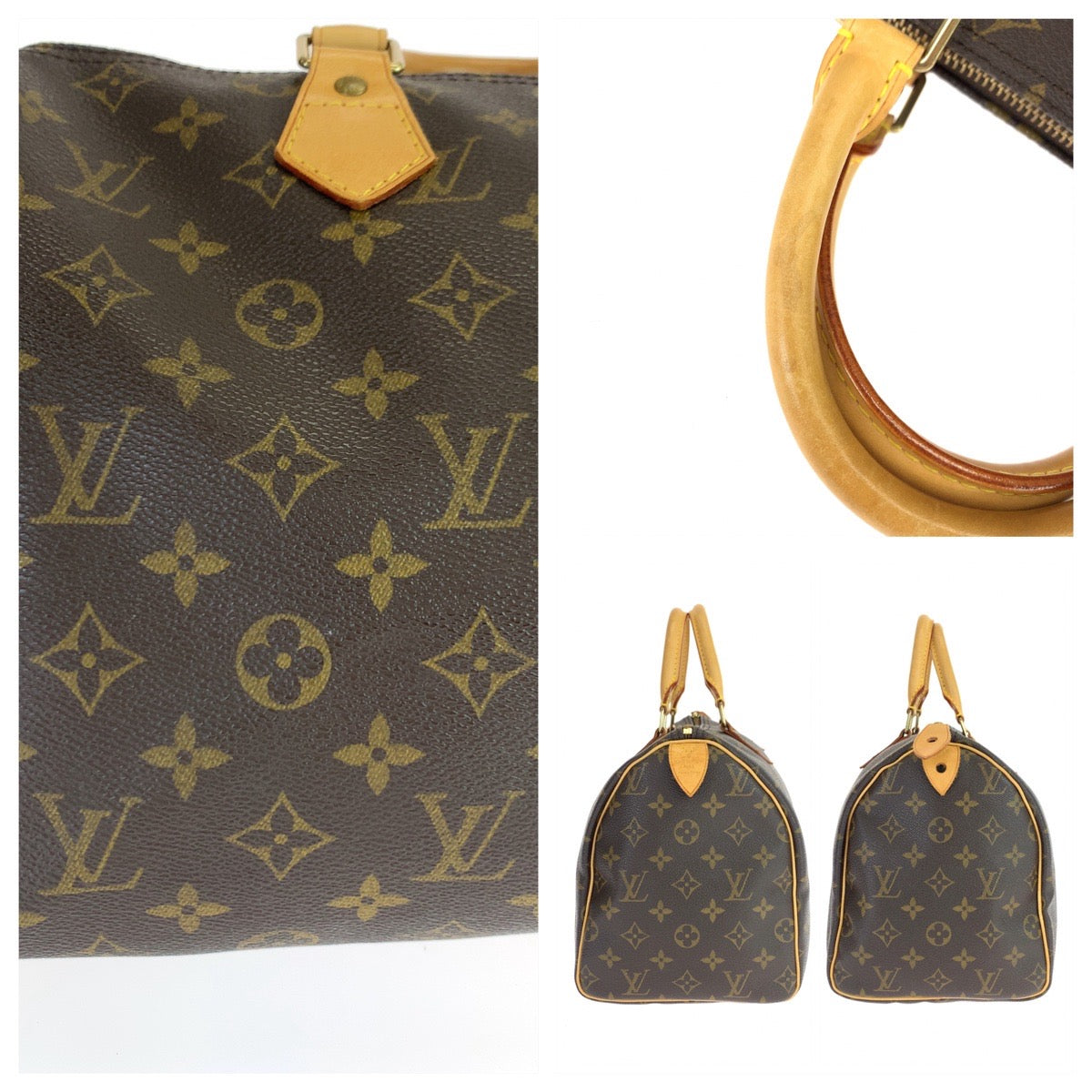 Louis Vuitton Monogram Speedy 30 Handbag M41526 in Very Good Condition