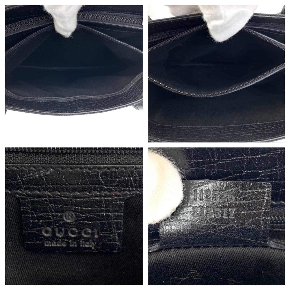 Gucci Bamboo GG Canvas Tote Handbag