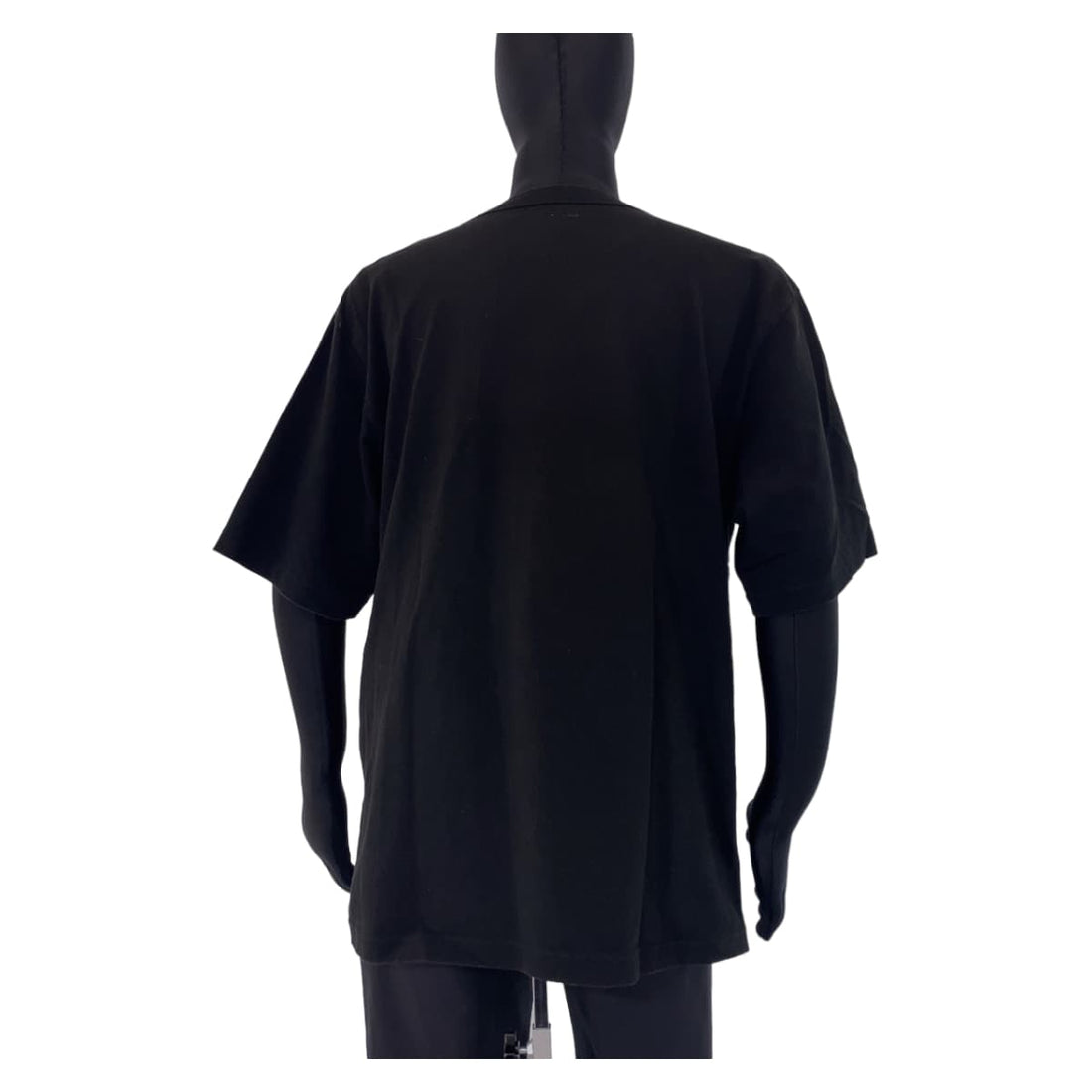 Sacai Black Cotton Side Slit T-Shirt XL in Great Condition