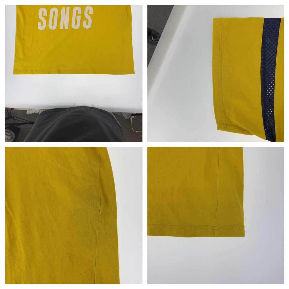 Gucci Yellow Cotton T-Shirt L 655459 XJDXM in Very Good Condition