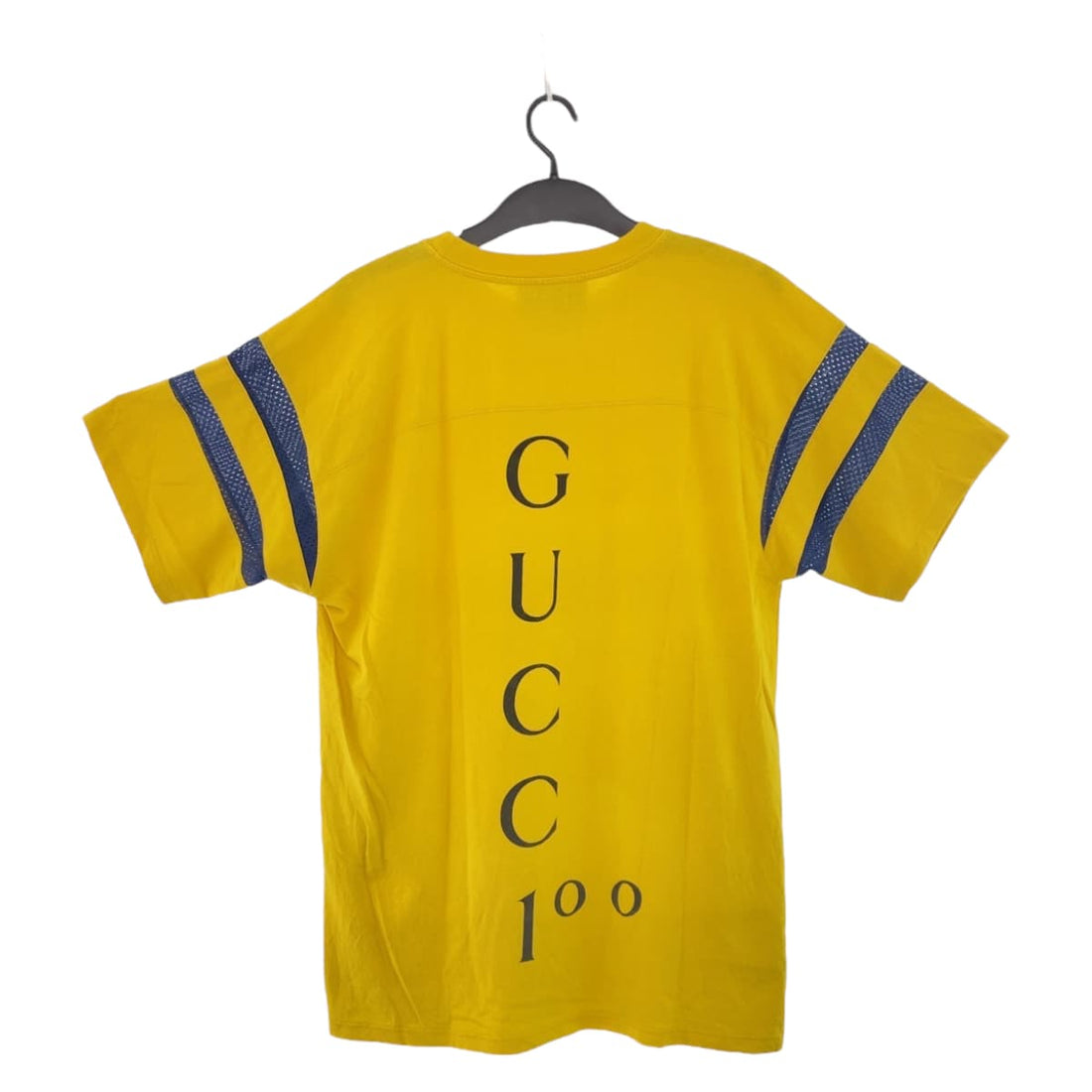 Gucci Yellow Cotton T-Shirt L 655459 XJDXM in Very Good Condition