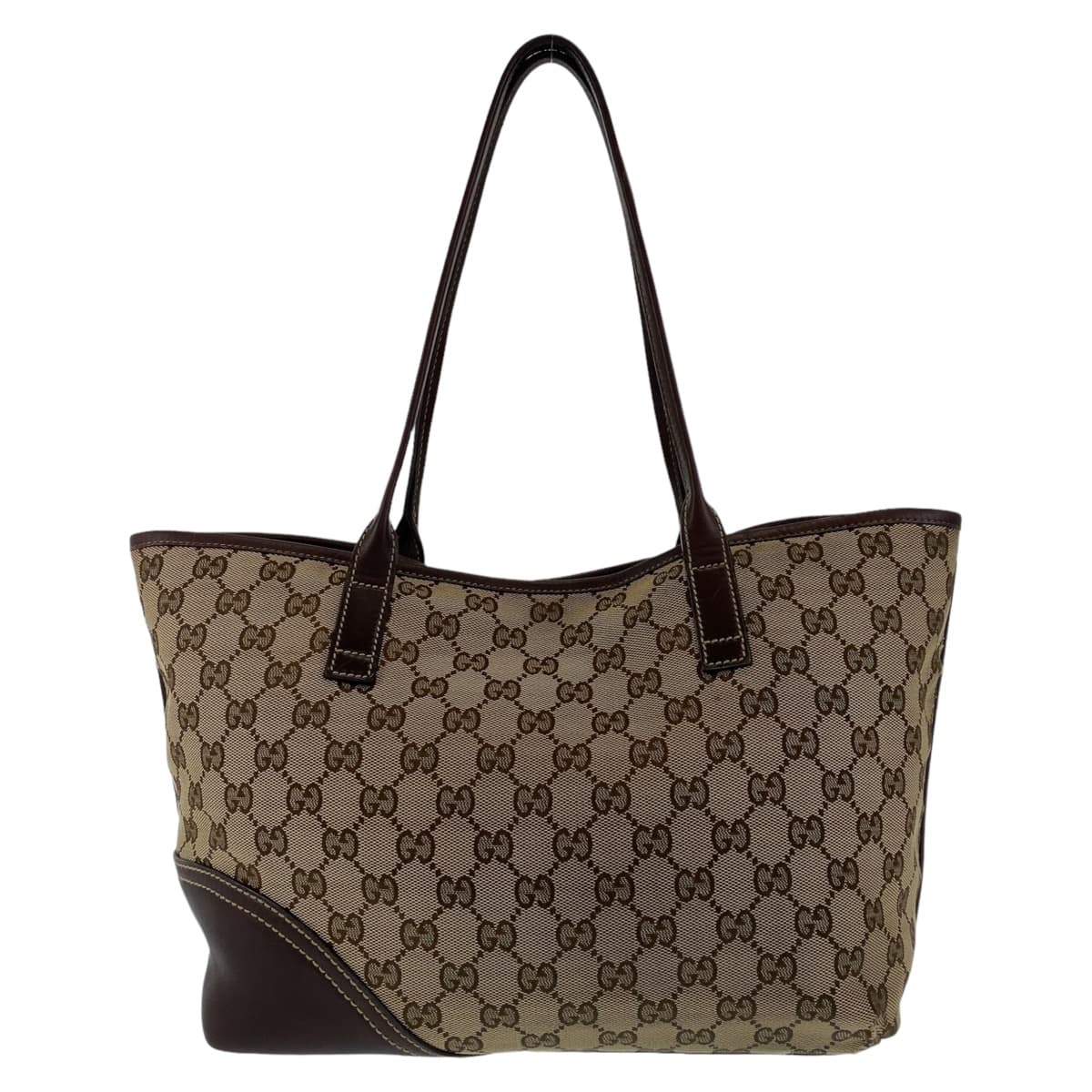 Gucci Interlocking G New Britt Abbey GG Canvas/Leather Tote Bag 169946 in Very Good Condition