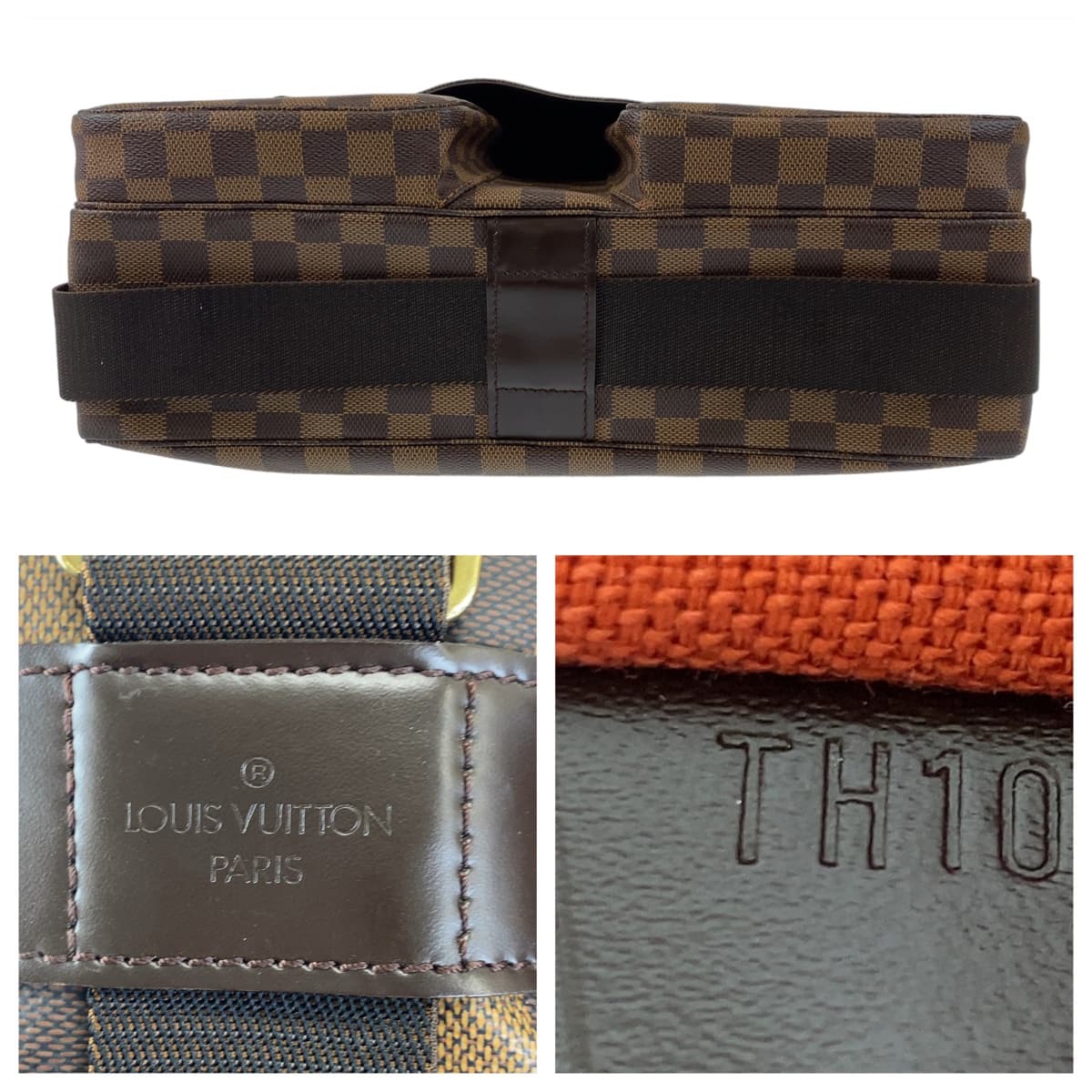 Louis Vuitton Damier Broadway PVC Shoulder Bag N42270 in Very Good Condition