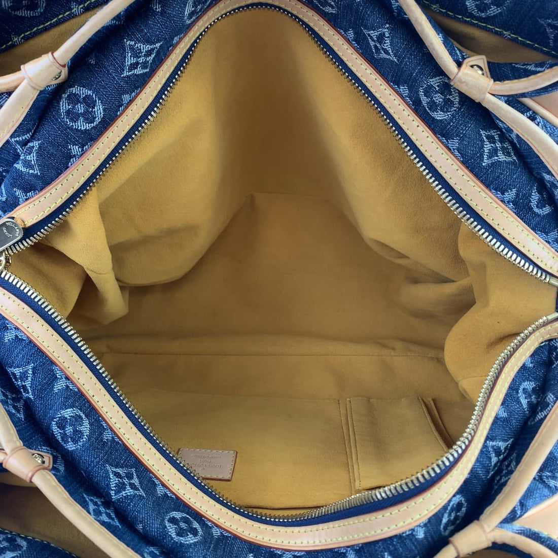 Louis Vuitton Monogram Denim Cabas GM Tote Bag