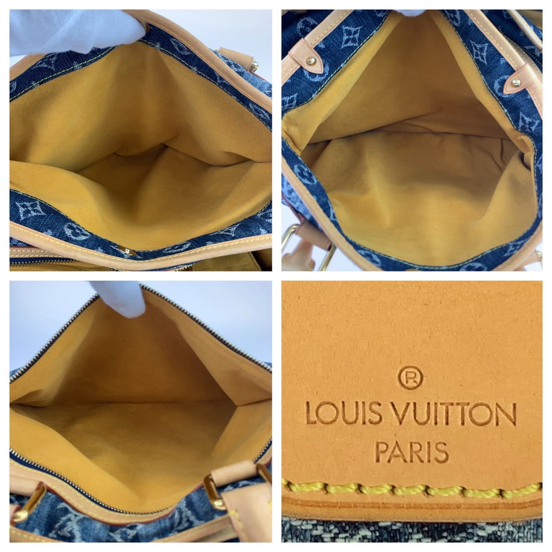 Louis Vuitton Monogram Denim Cabas GM Tote Bag