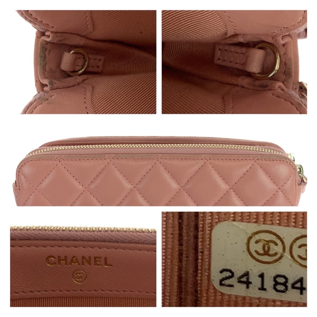 Chanel Matelasse Lambskin Double Zipper Crossbody